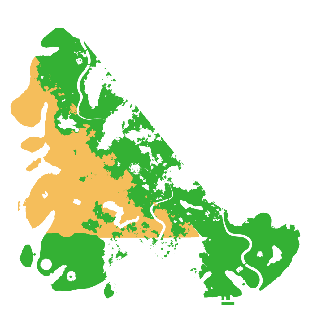 Biome Rust Map: Procedural Map, Size: 5000, Seed: 1654727893