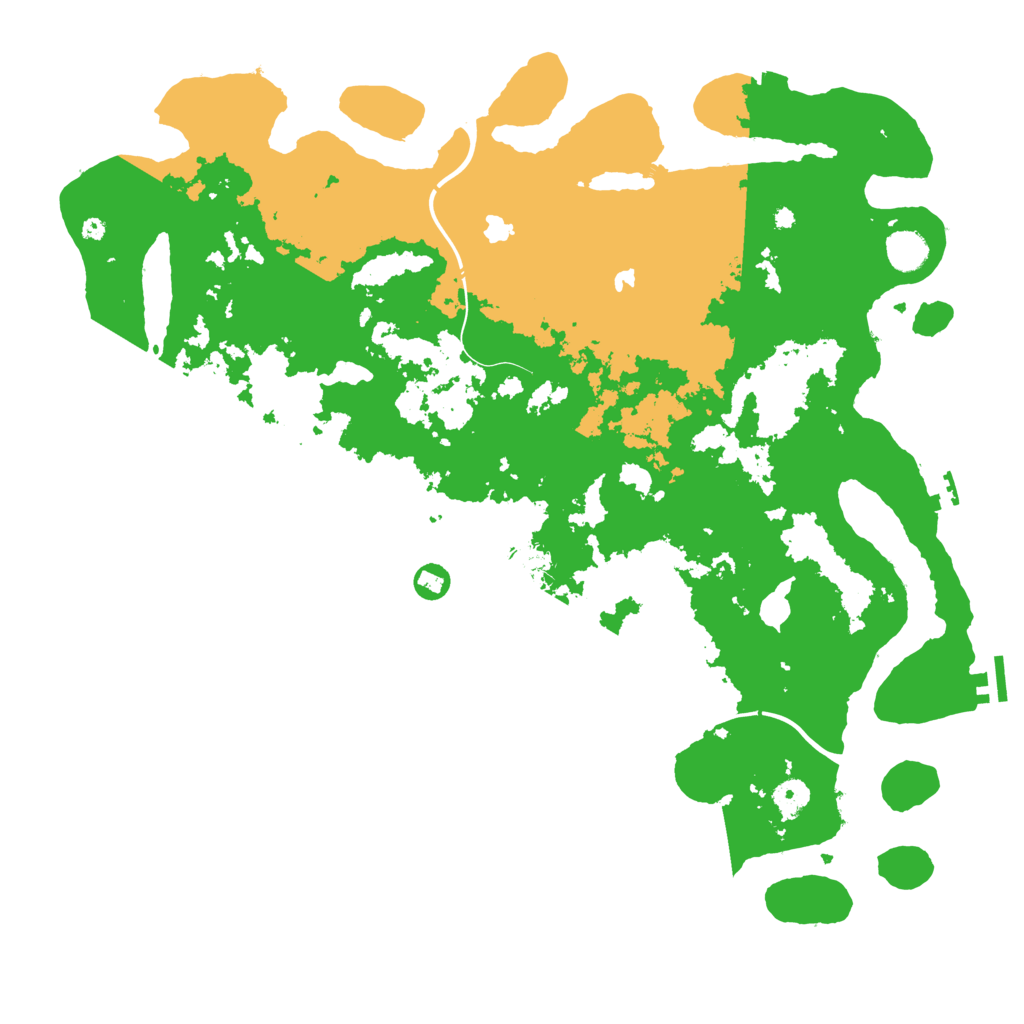 Biome Rust Map: Procedural Map, Size: 4500, Seed: 700828899