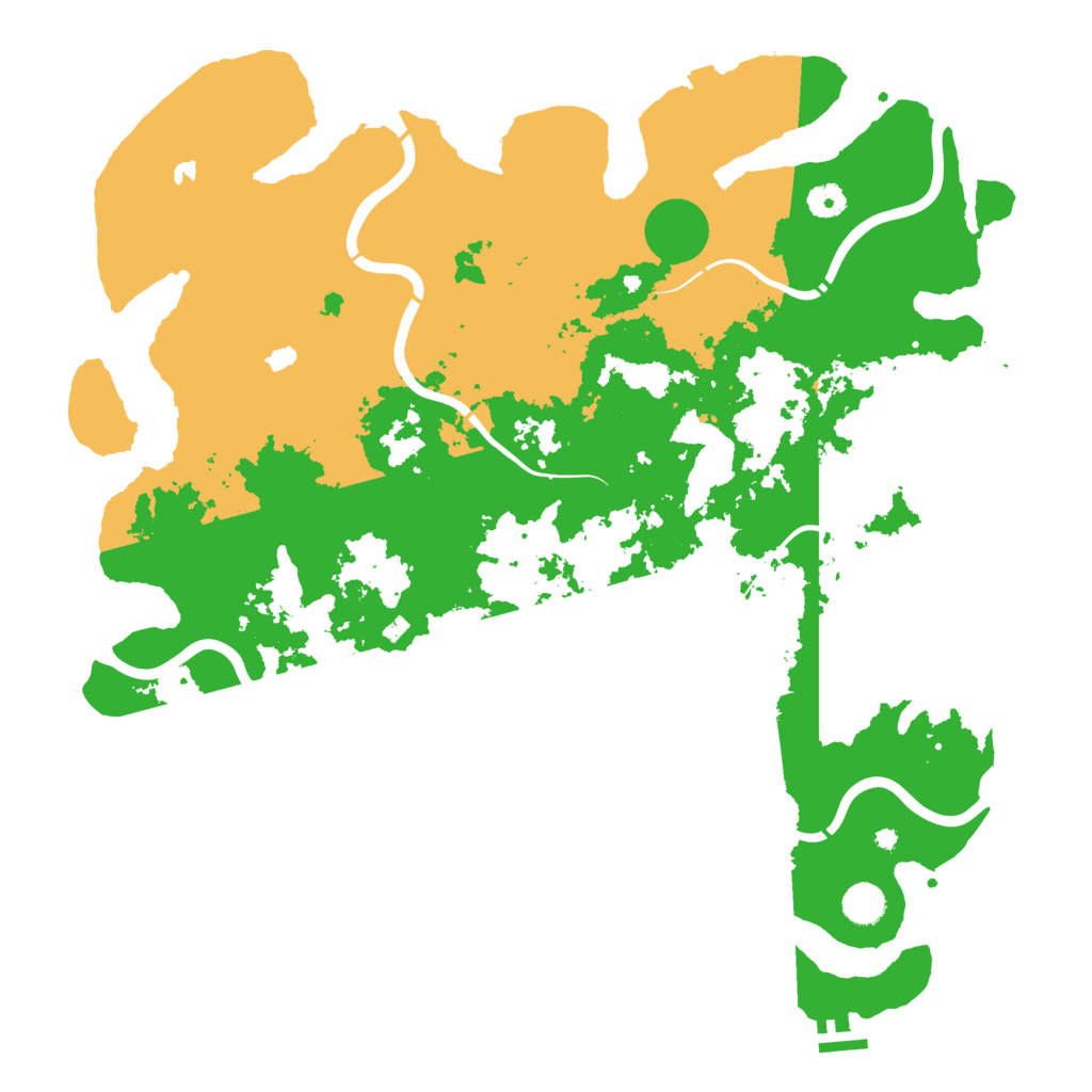 Biome Rust Map: Procedural Map, Size: 4500, Seed: 1652493516
