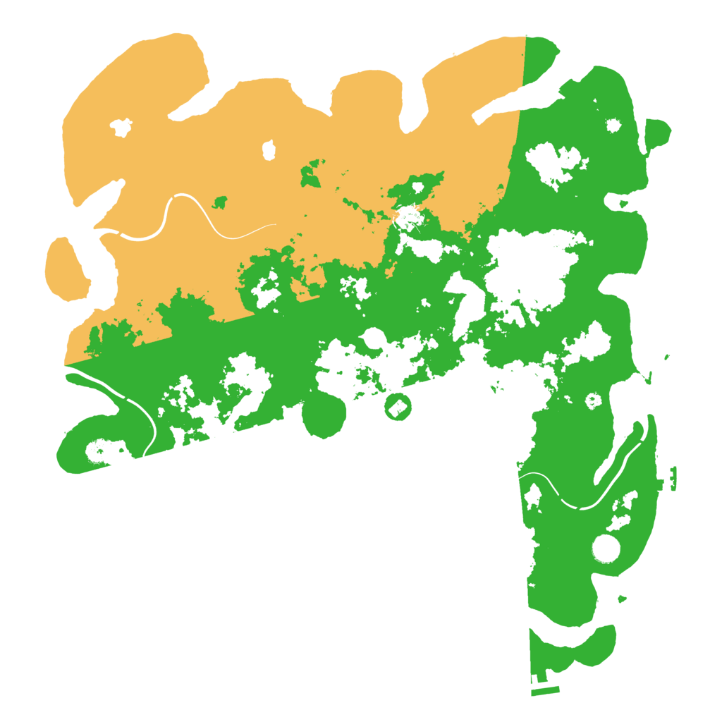 Biome Rust Map: Procedural Map, Size: 4500, Seed: 1652493516