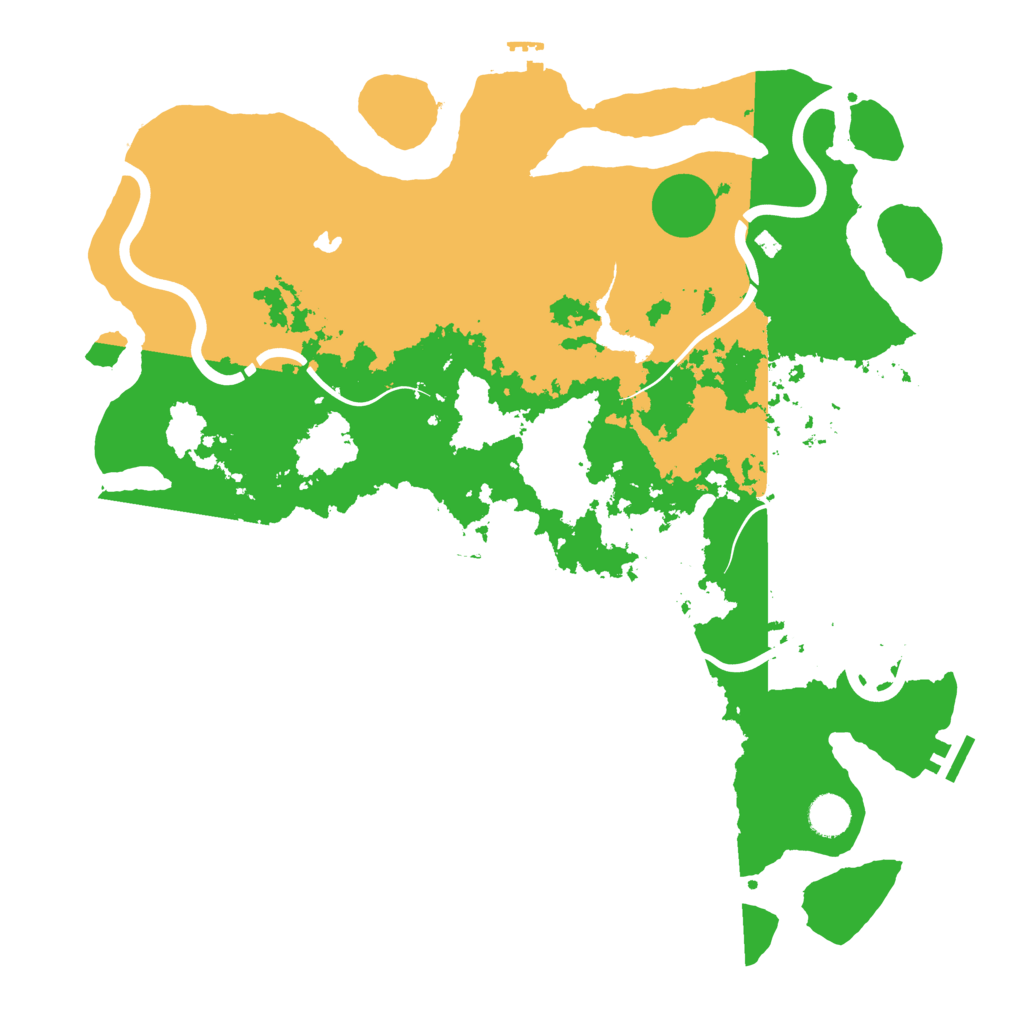 Biome Rust Map: Procedural Map, Size: 4250, Seed: 643636
