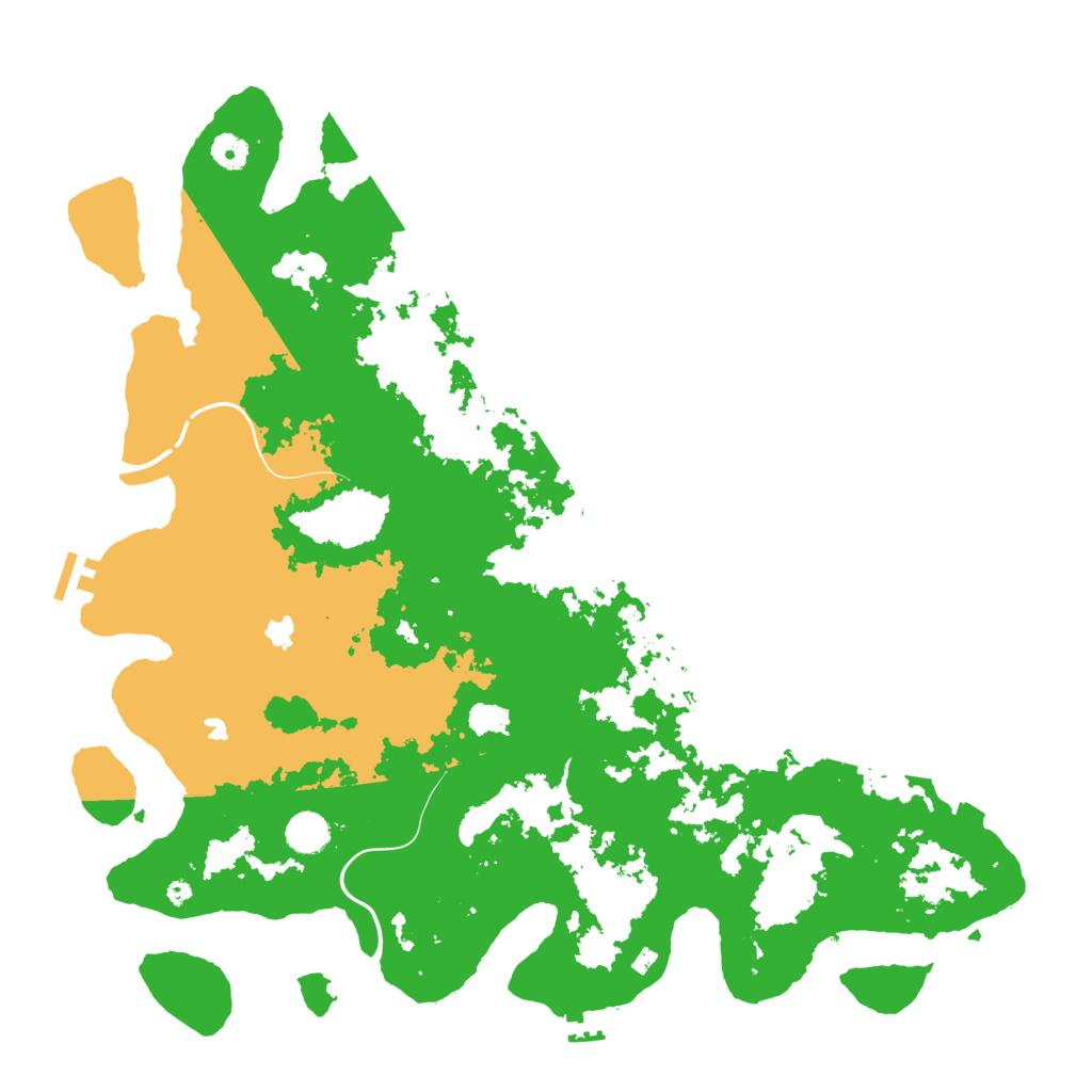 Biome Rust Map: Procedural Map, Size: 4500, Seed: 150750018