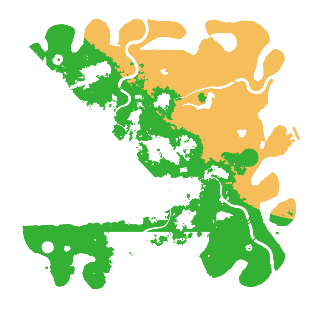 Biome Rust Map: Procedural Map, Size: 4500, Seed: 175901459