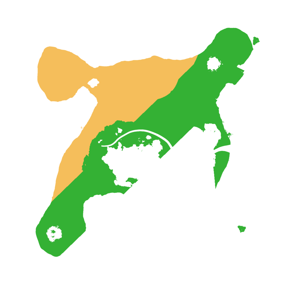 Biome Rust Map: Procedural Map, Size: 2000, Seed: 1374240015