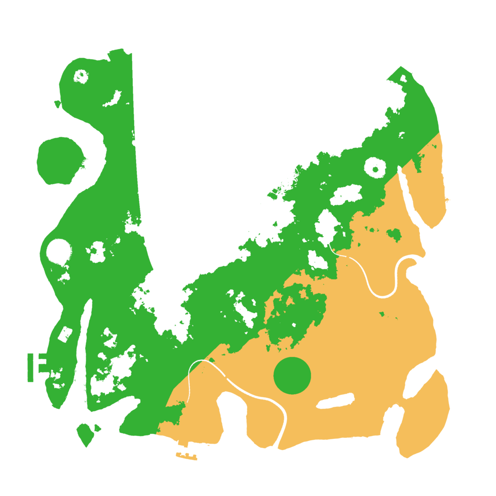 Biome Rust Map: Procedural Map, Size: 3500, Seed: 1913294400