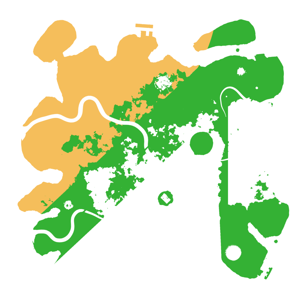 Biome Rust Map: Procedural Map, Size: 3500, Seed: 75902336