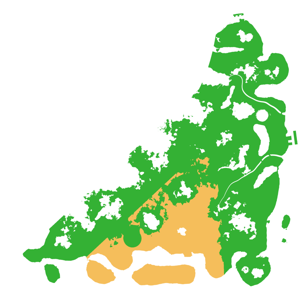 Biome Rust Map: Procedural Map, Size: 4500, Seed: 4547