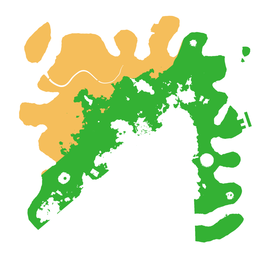 Biome Rust Map: Procedural Map, Size: 3500, Seed: 1162560394