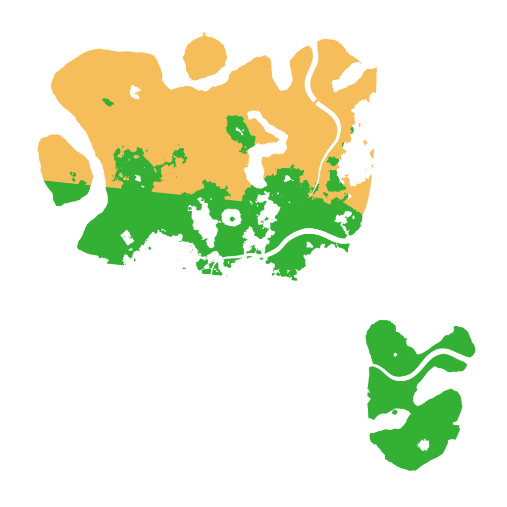 Biome Rust Map: Procedural Map, Size: 4000, Seed: 43501