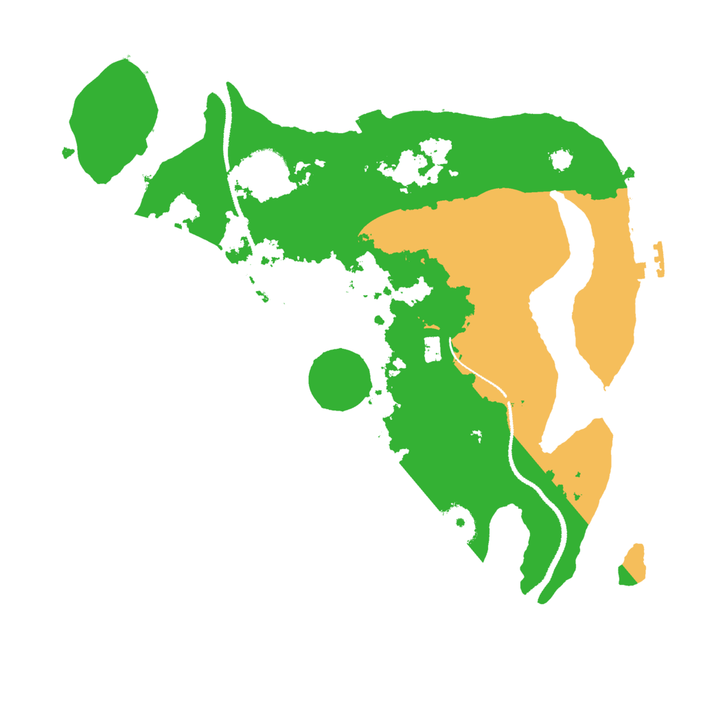 Biome Rust Map: Procedural Map, Size: 3000, Seed: 504318