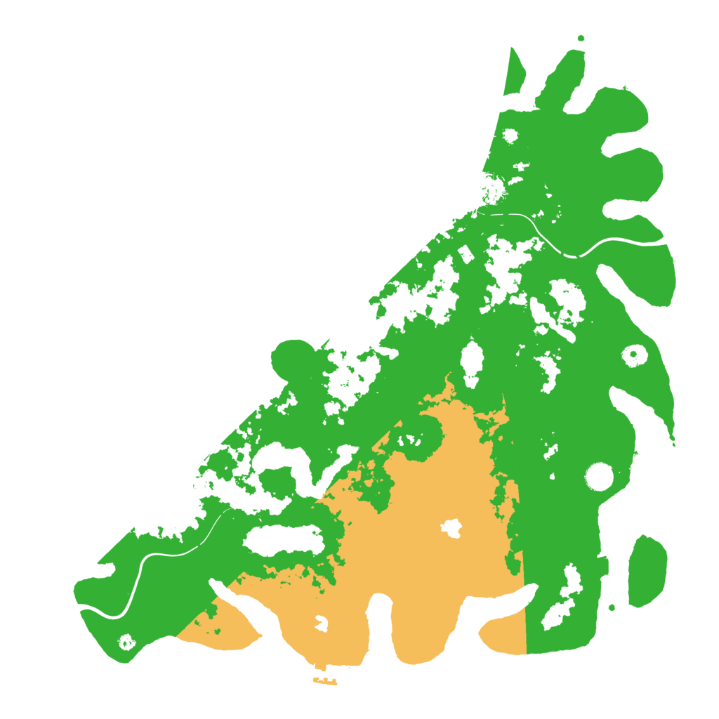 Biome Rust Map: Procedural Map, Size: 4500, Seed: 1896484930