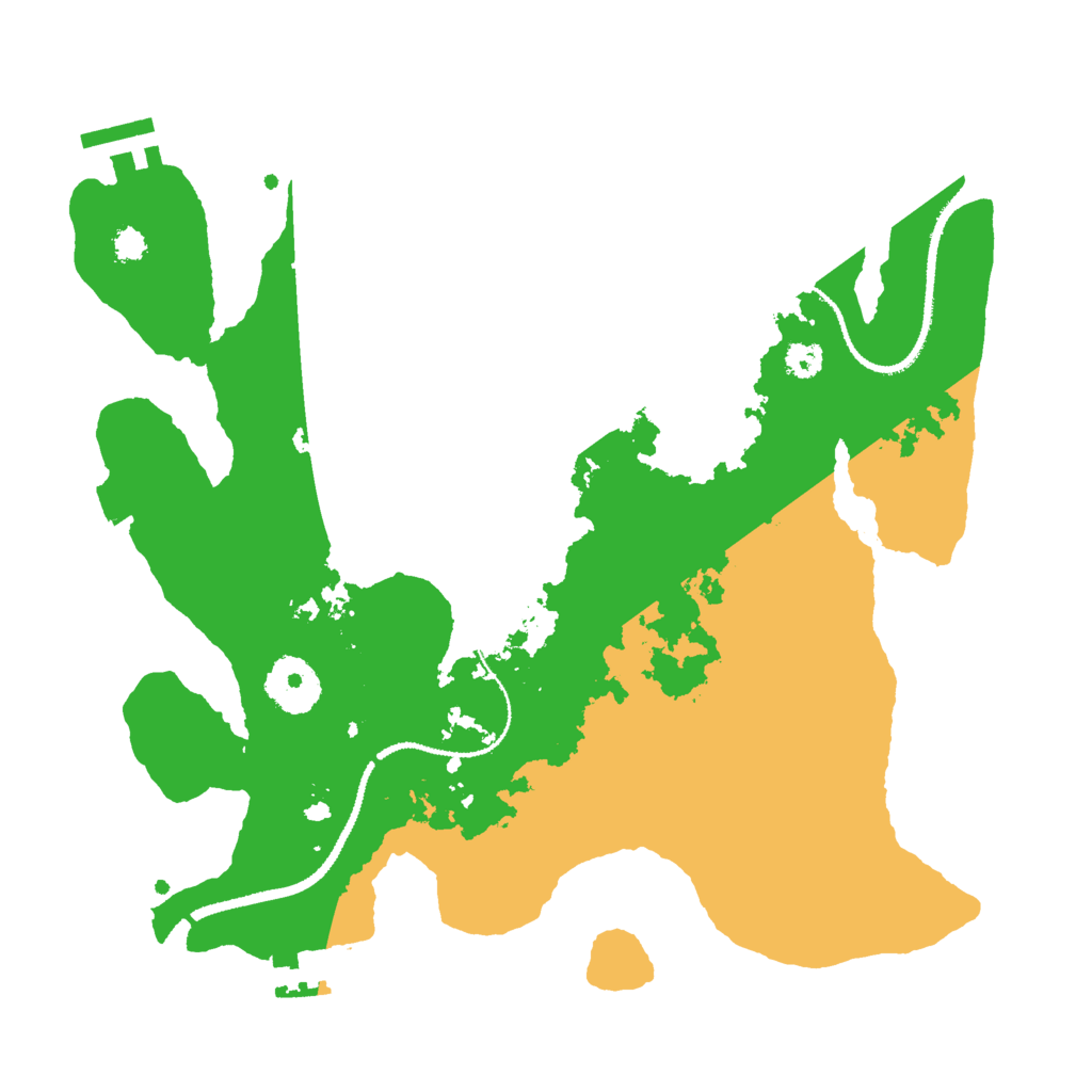 Biome Rust Map: Procedural Map, Size: 3000, Seed: 143582764