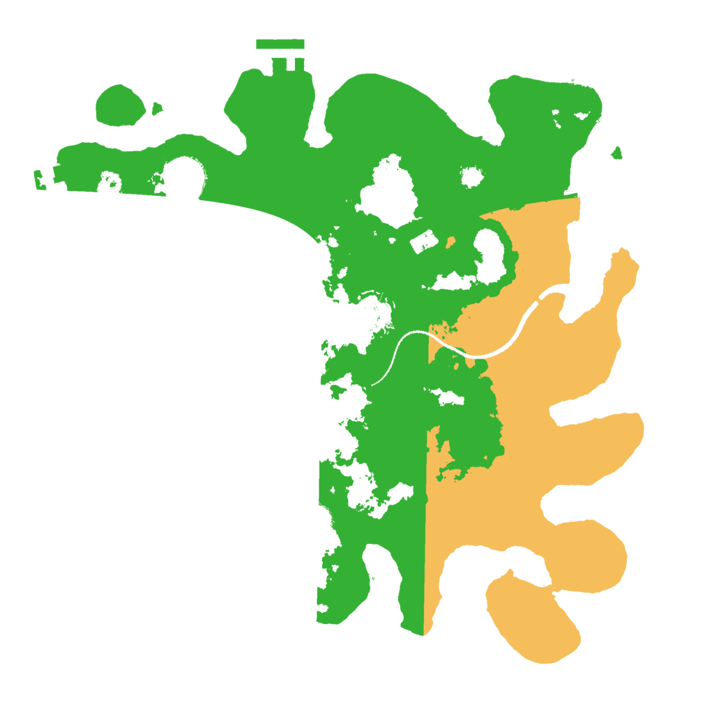 Biome Rust Map: Procedural Map, Size: 3000, Seed: 584728169