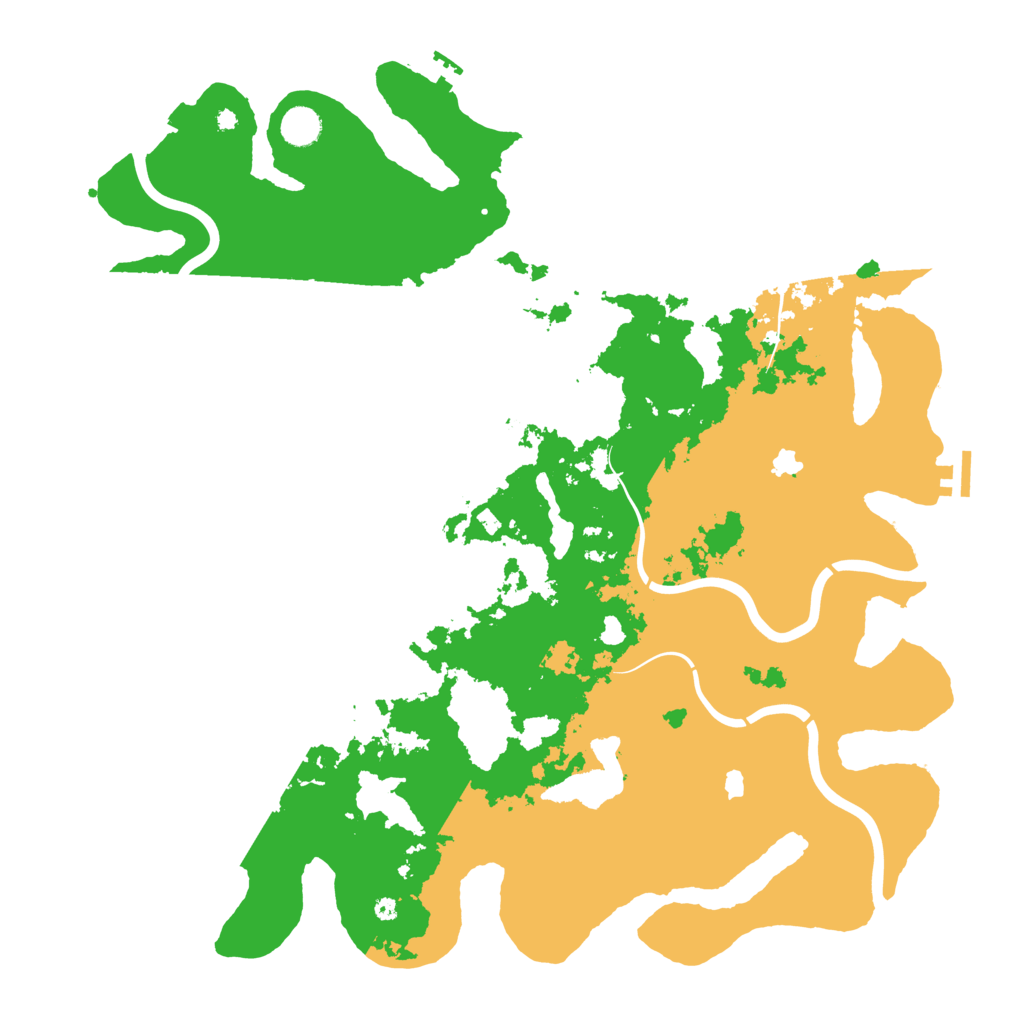Biome Rust Map: Procedural Map, Size: 4500, Seed: 1118191851