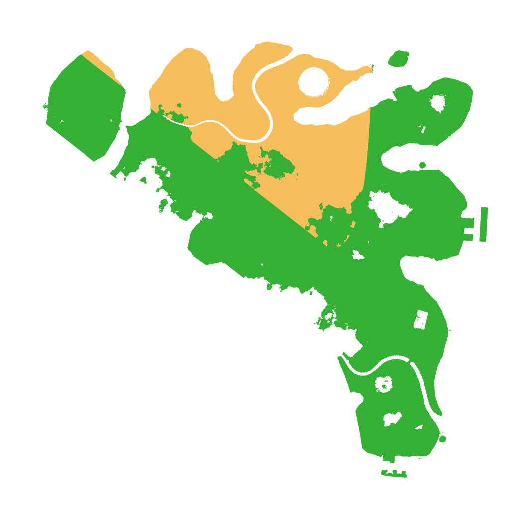 Biome Rust Map: Procedural Map, Size: 3000, Seed: 1414019979