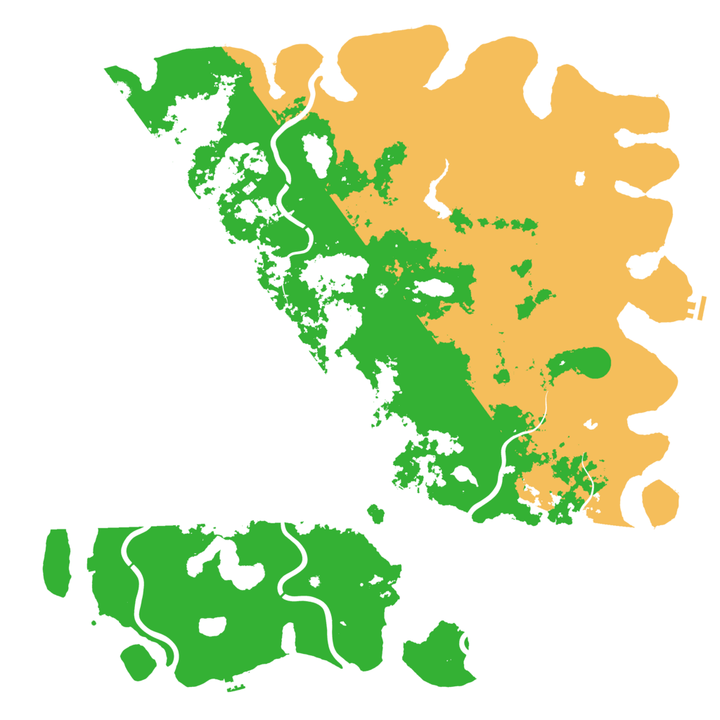 Biome Rust Map: Procedural Map, Size: 6000, Seed: 2059003114