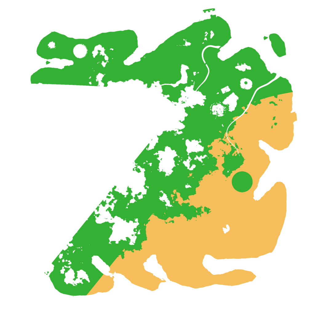 Biome Rust Map: Procedural Map, Size: 4000, Seed: 1042857056