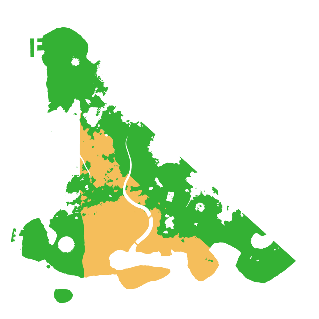 Biome Rust Map: Procedural Map, Size: 3500, Seed: 1608180211