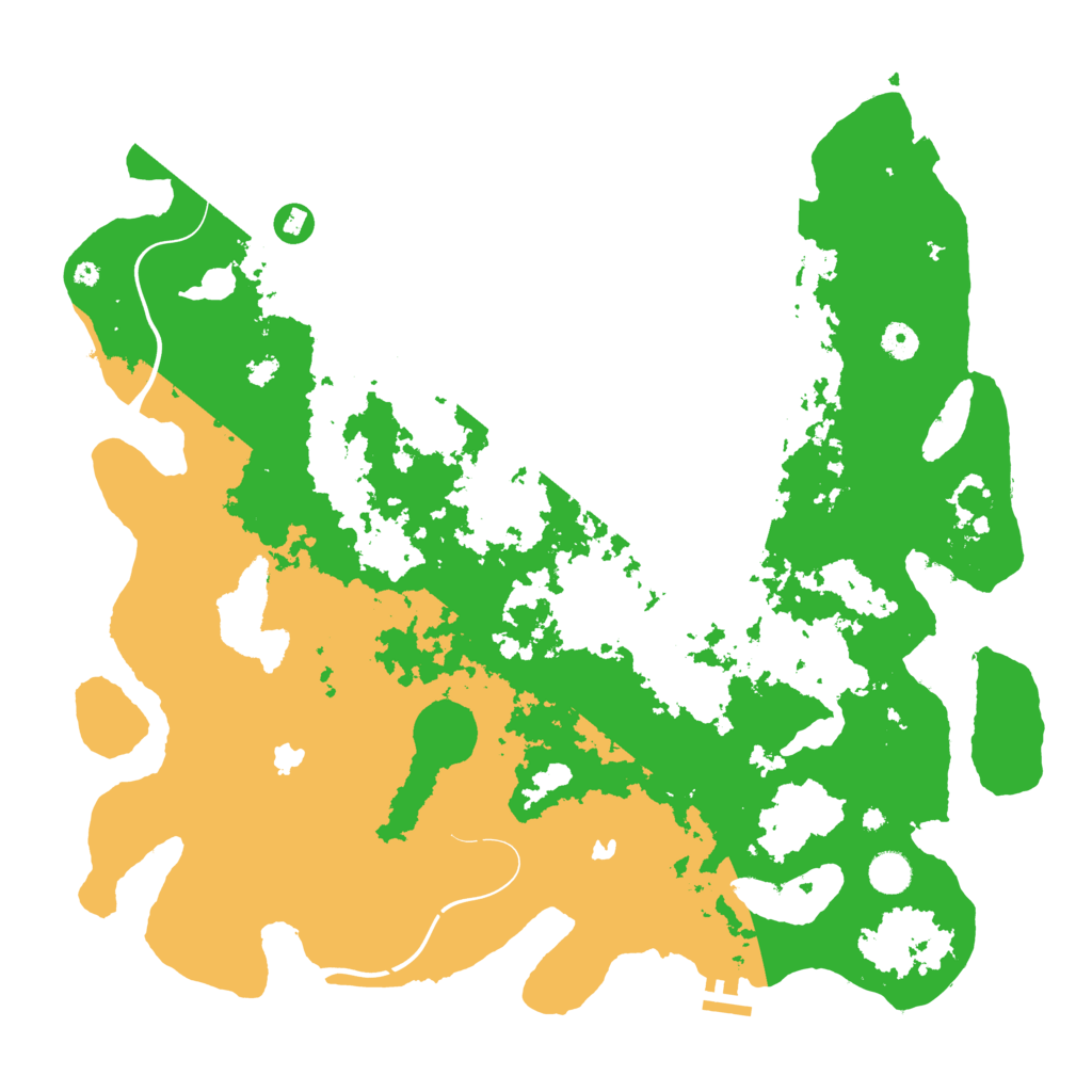 Biome Rust Map: Procedural Map, Size: 4500, Seed: 35397780