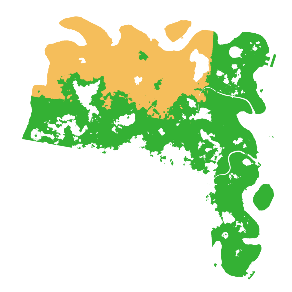 Biome Rust Map: Procedural Map, Size: 4500, Seed: 269011738