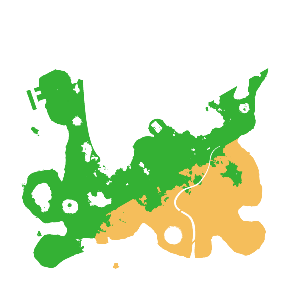 Biome Rust Map: Procedural Map, Size: 3000, Seed: 420088814