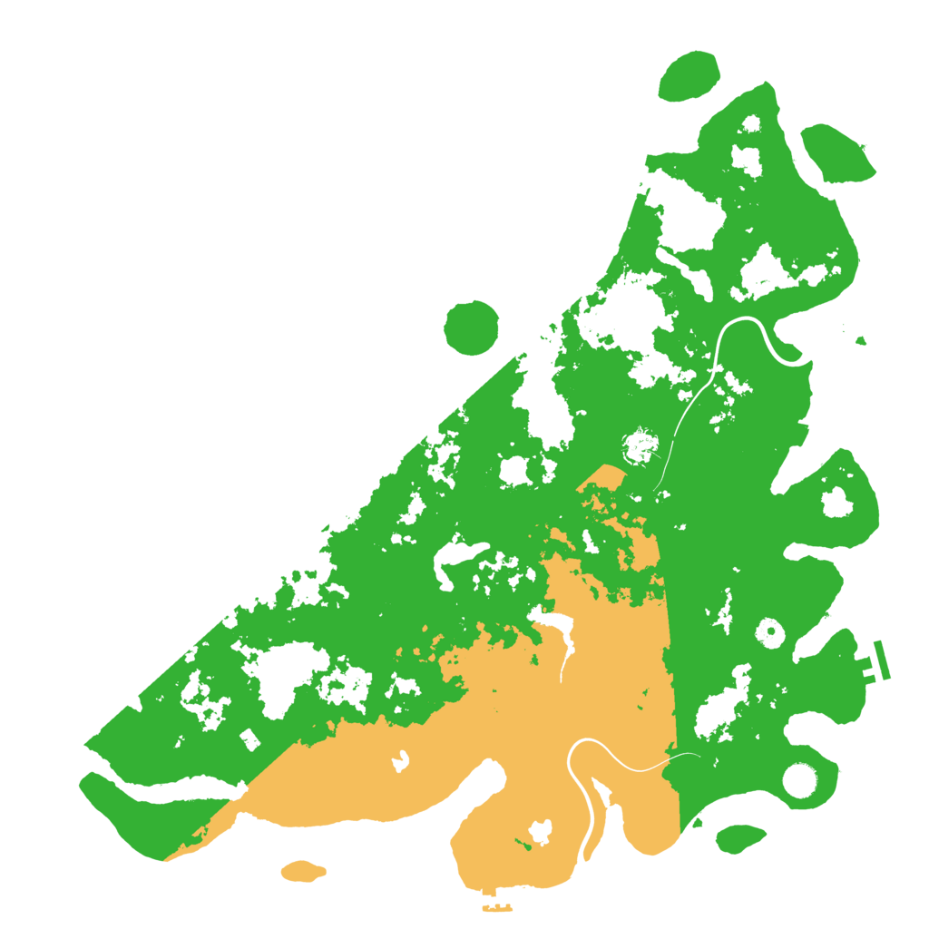 Biome Rust Map: Procedural Map, Size: 4750, Seed: 790445332