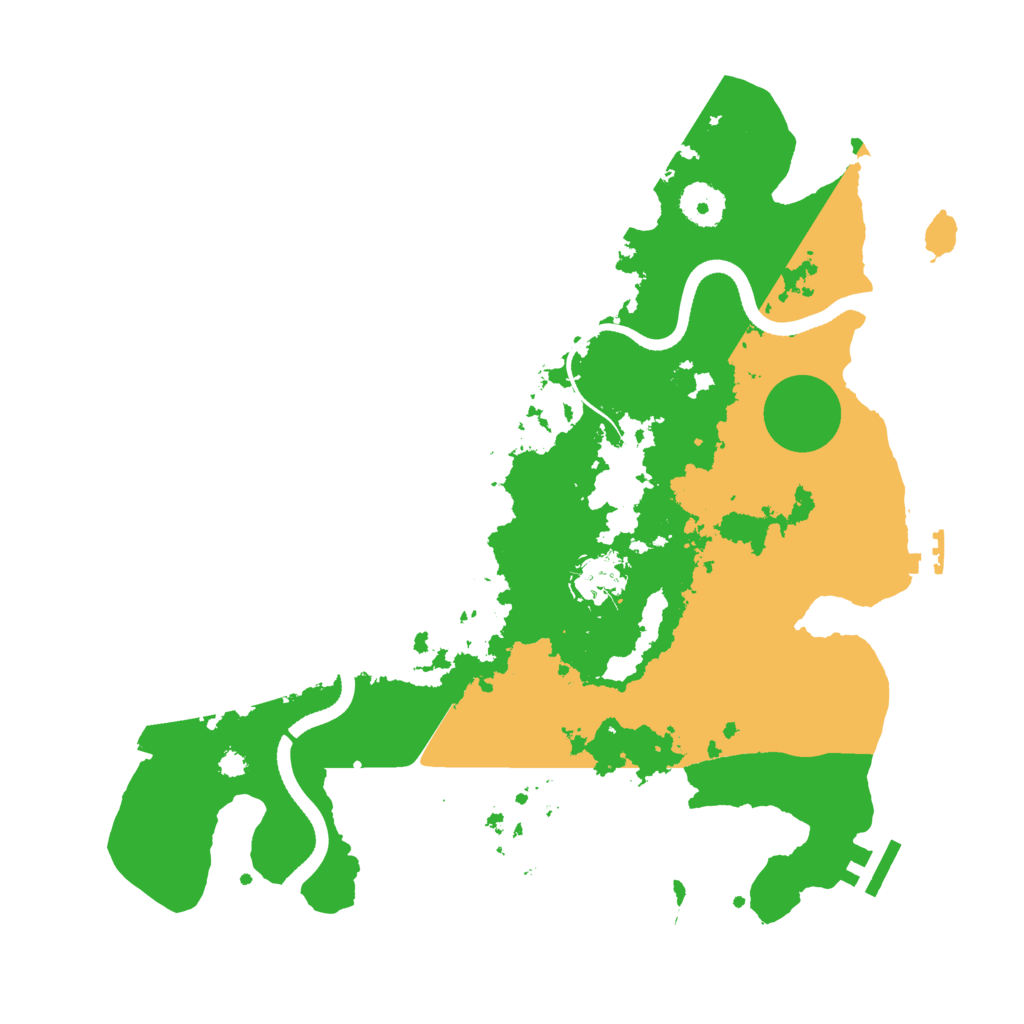 Biome Rust Map: Procedural Map, Size: 3500, Seed: 1038756406