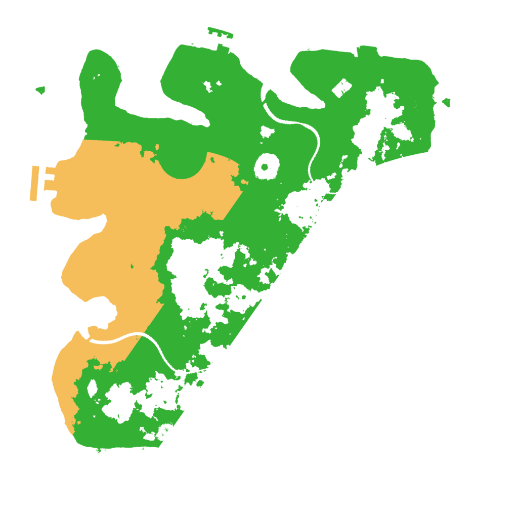 Biome Rust Map: Procedural Map, Size: 3000, Seed: 1050294863