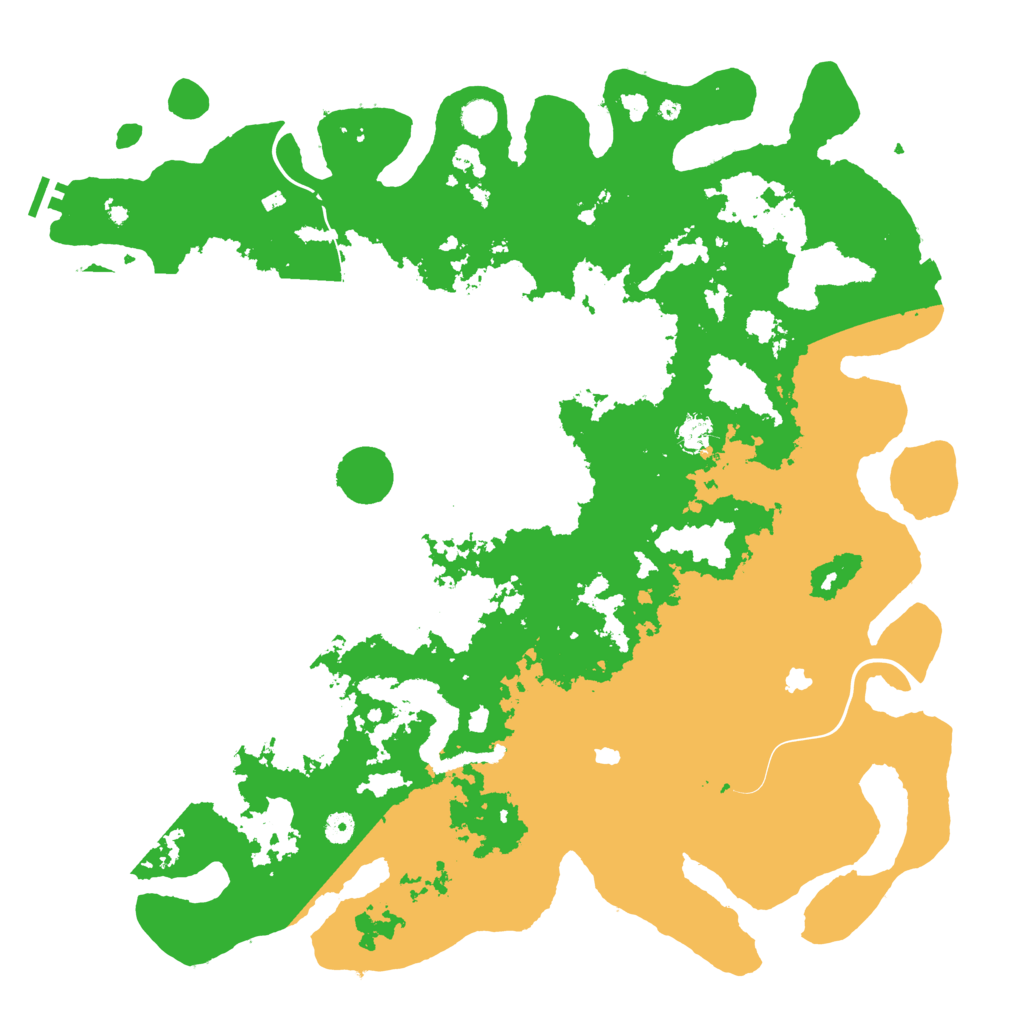 Biome Rust Map: Procedural Map, Size: 5000, Seed: 2609