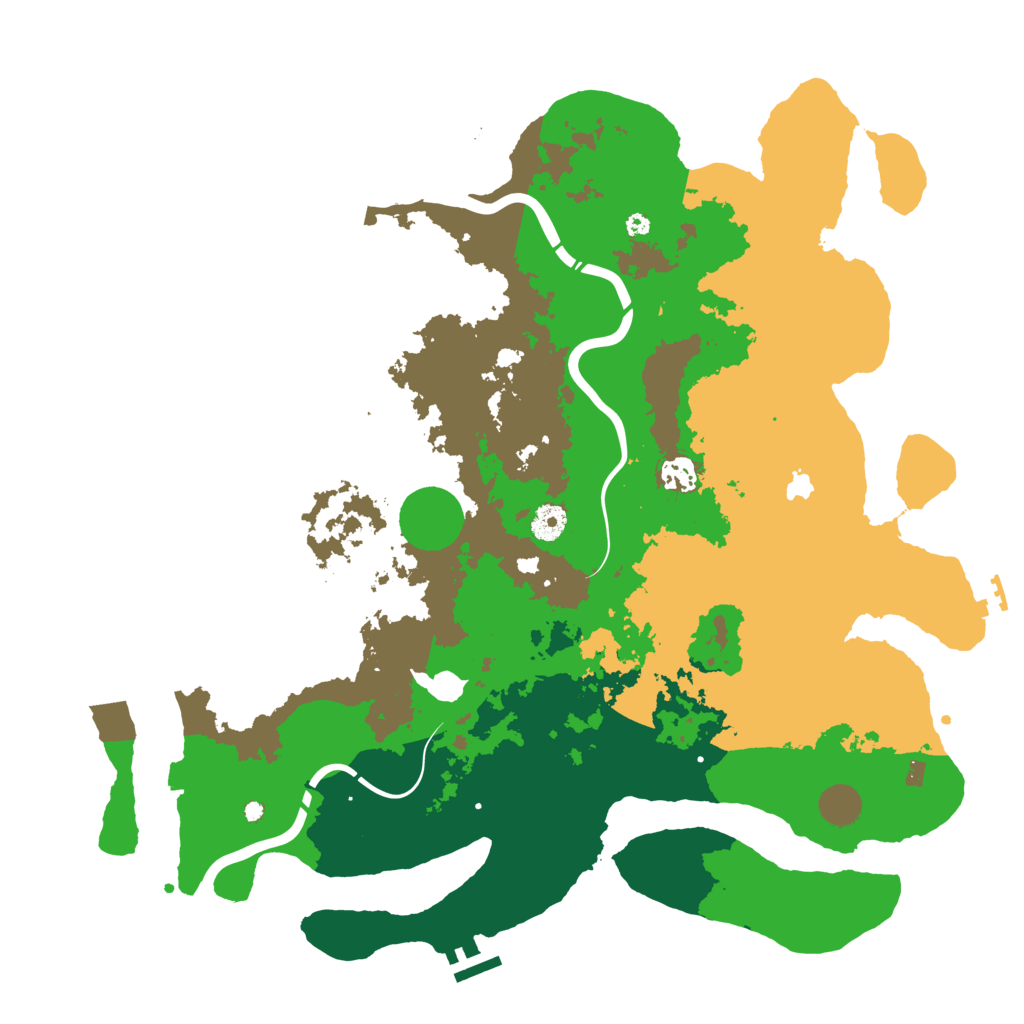 Biome Rust Map: Procedural Map, Size: 4250, Seed: 1963623090