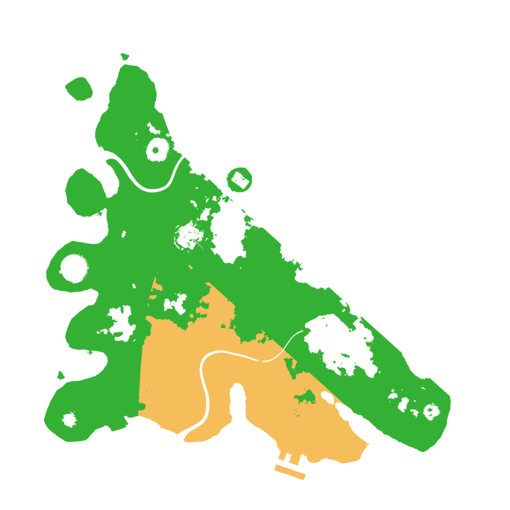 Biome Rust Map: Procedural Map, Size: 3300, Seed: 315758963