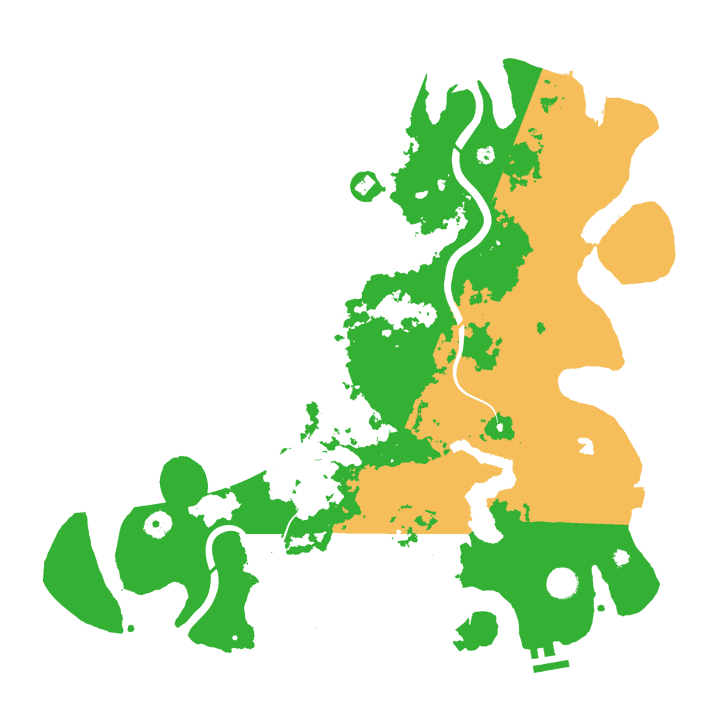 Biome Rust Map: Procedural Map, Size: 4000, Seed: 110724