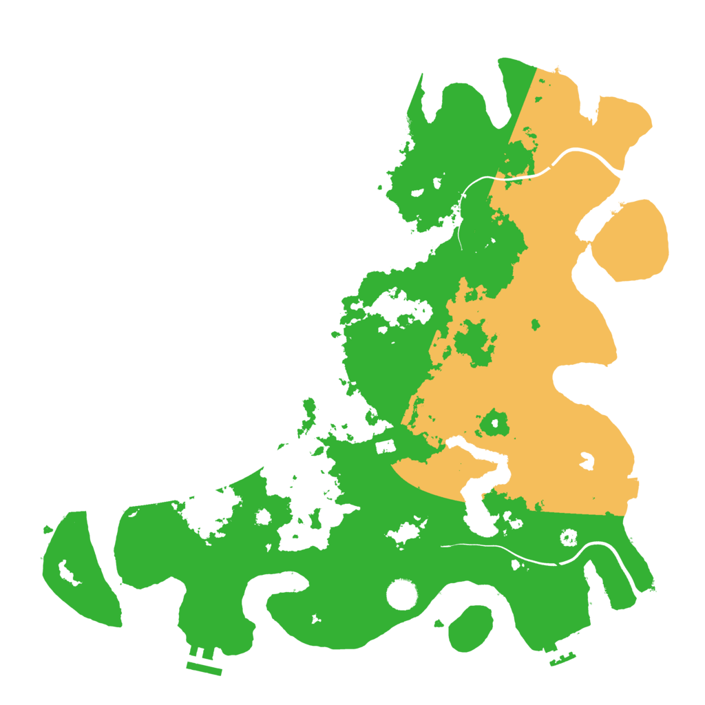 Biome Rust Map: Procedural Map, Size: 4000, Seed: 110724