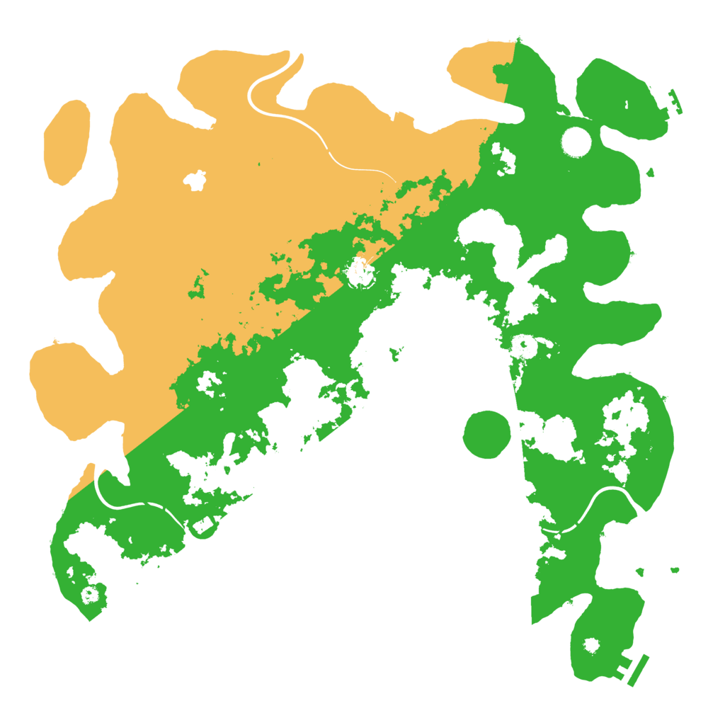 Biome Rust Map: Procedural Map, Size: 4250, Seed: 1987281717