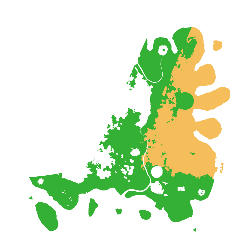 Biome Rust Map: Procedural Map, Size: 3700, Seed: 269397327