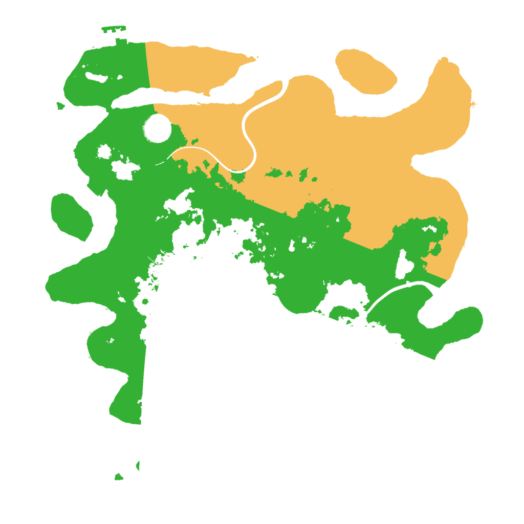 Biome Rust Map: Procedural Map, Size: 3300, Seed: 684981798