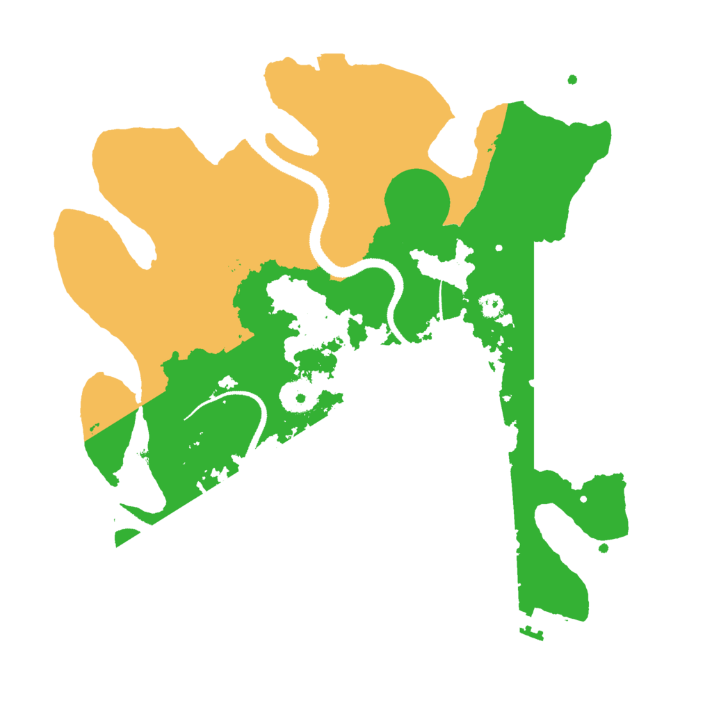Biome Rust Map: Procedural Map, Size: 3000, Seed: 680571350