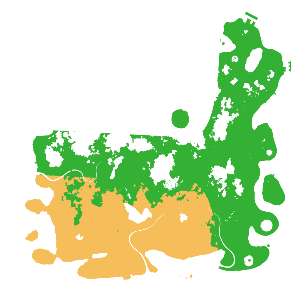 Biome Rust Map: Procedural Map, Size: 4500, Seed: 1596371319