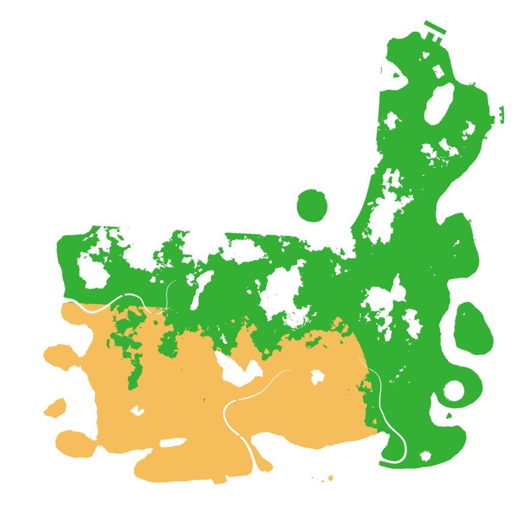 Biome Rust Map: Procedural Map, Size: 4500, Seed: 1596371319