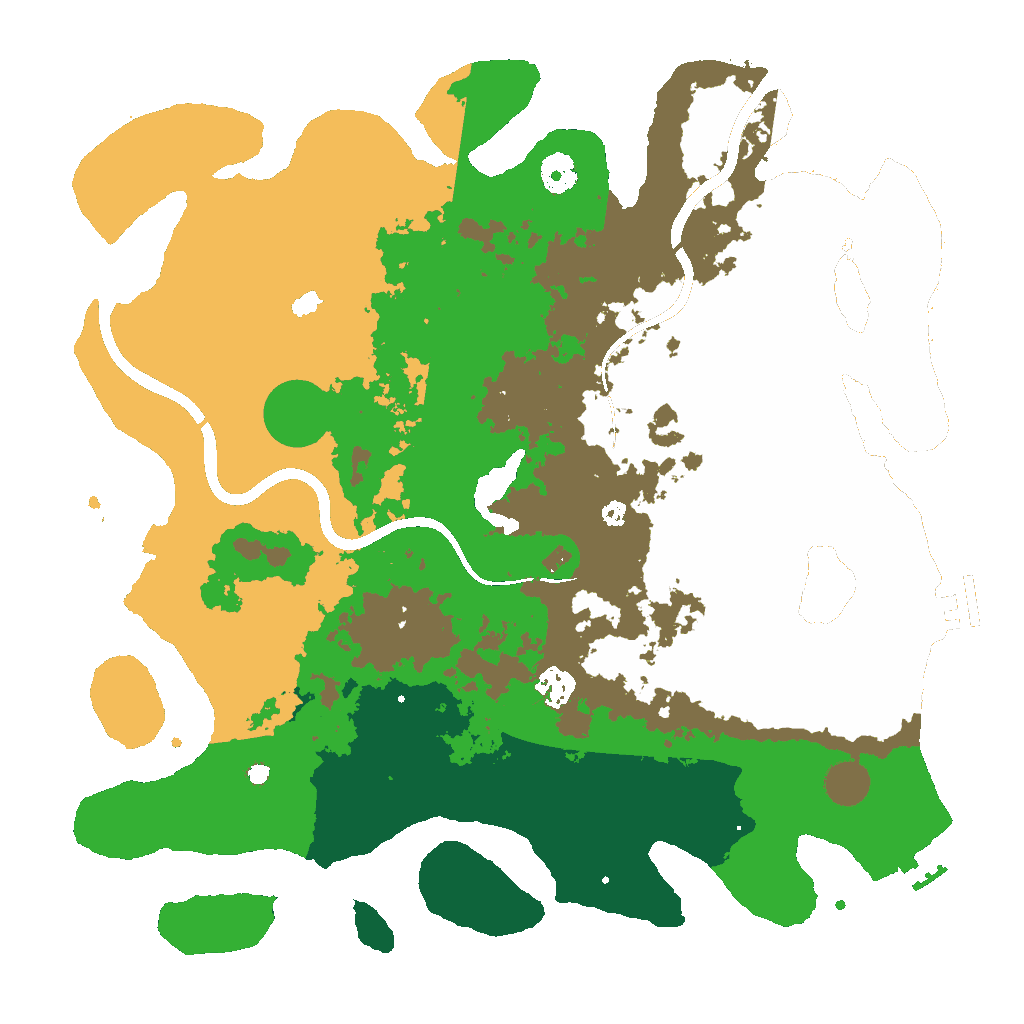 Biome Rust Map: Procedural Map, Size: 4000, Seed: 699465126