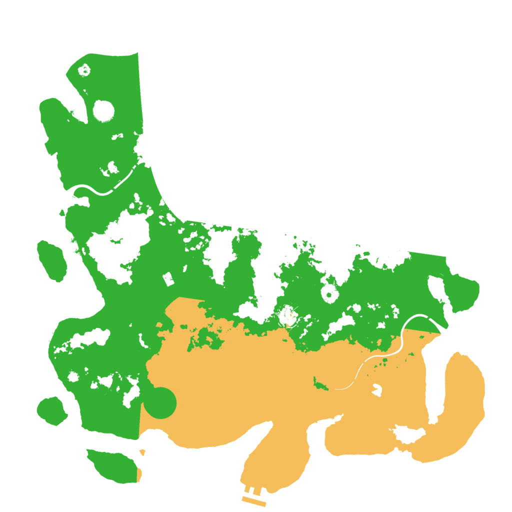 Biome Rust Map: Procedural Map, Size: 4250, Seed: 338713616