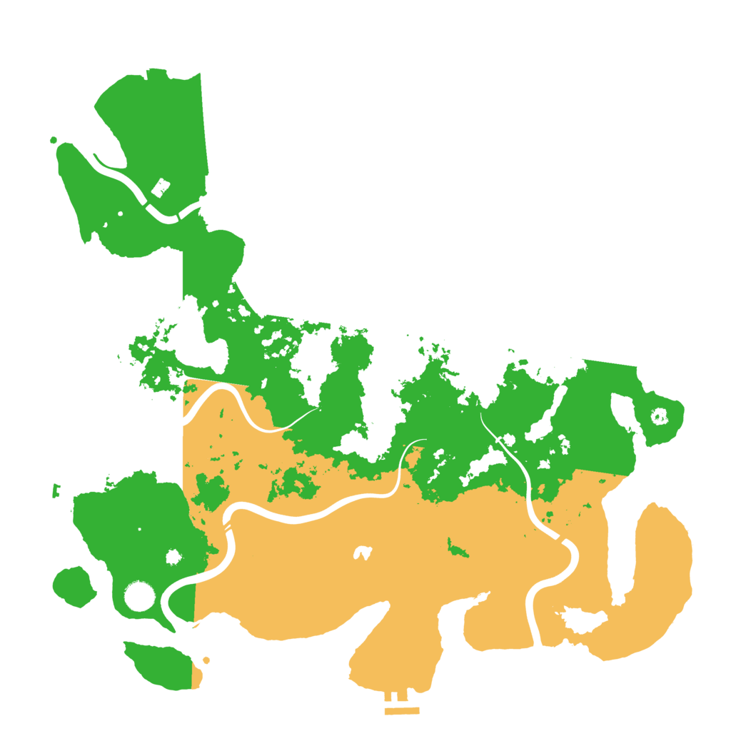 Biome Rust Map: Procedural Map, Size: 4250, Seed: 338713616