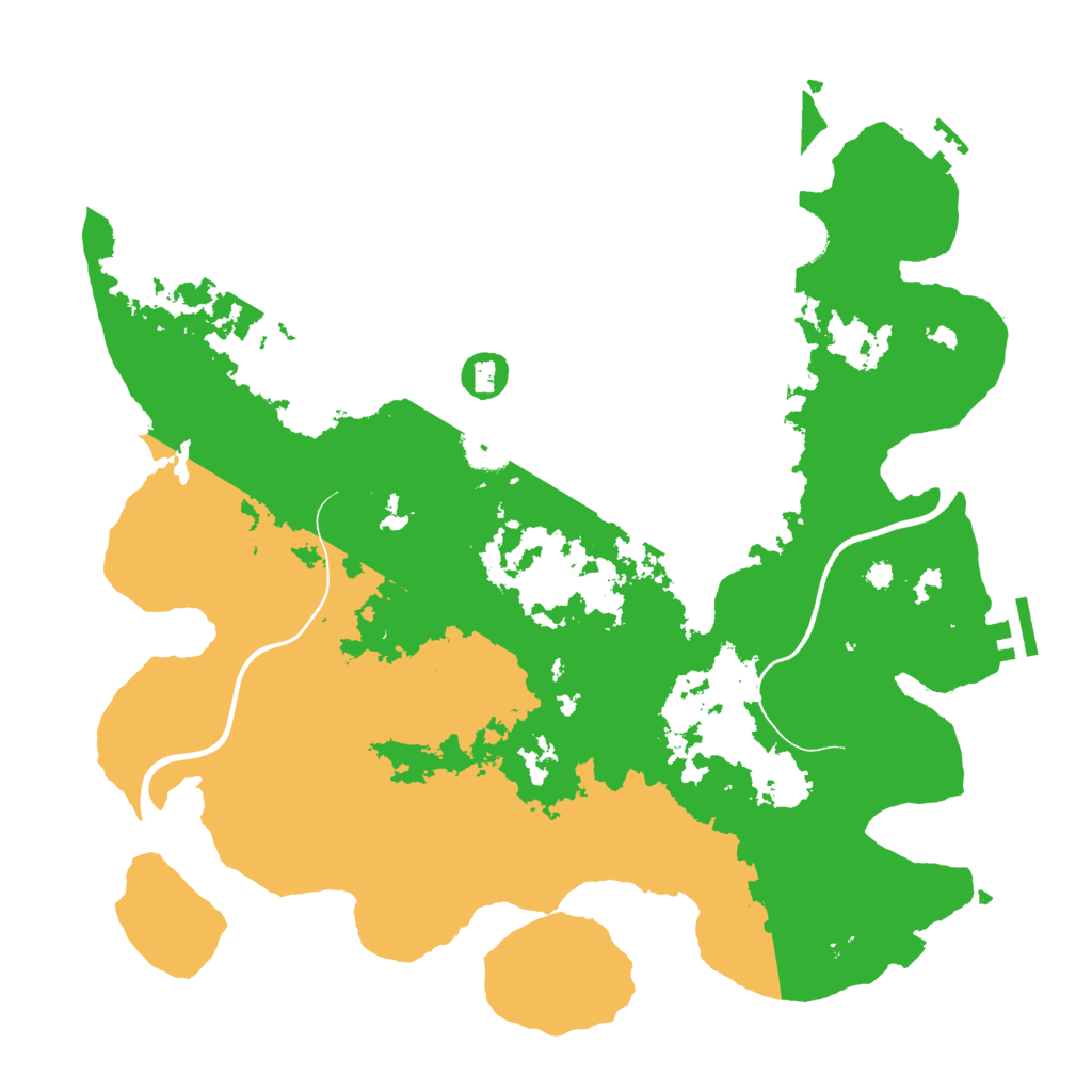 Biome Rust Map: Procedural Map, Size: 3750, Seed: 744344457