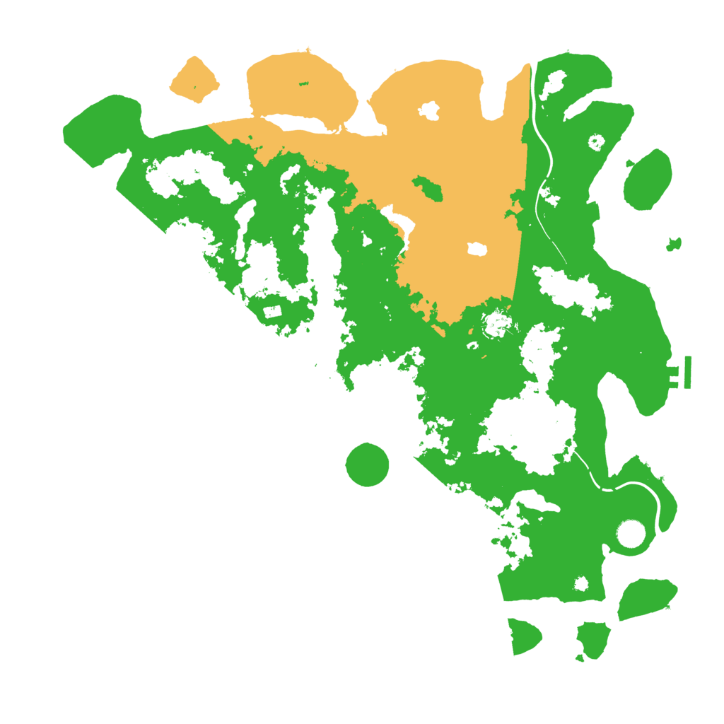 Biome Rust Map: Procedural Map, Size: 4500, Seed: 215184616