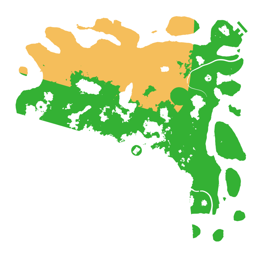 Biome Rust Map: Procedural Map, Size: 4000, Seed: 1443723190