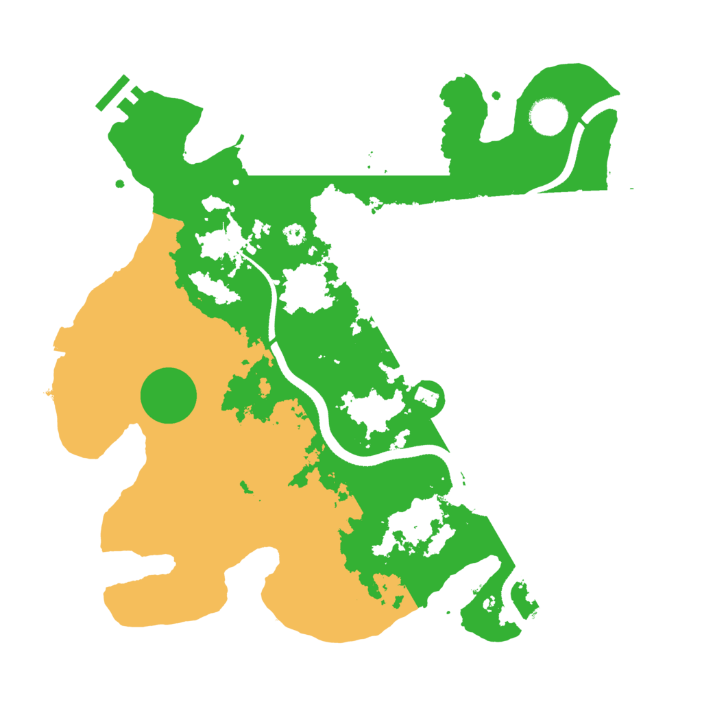 Biome Rust Map: Procedural Map, Size: 3300, Seed: 853645228