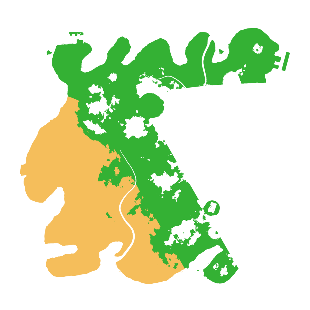 Biome Rust Map: Procedural Map, Size: 3300, Seed: 853645228