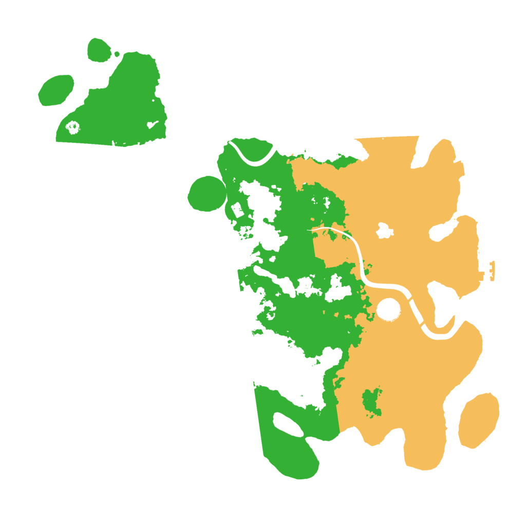 Biome Rust Map: Procedural Map, Size: 4000, Seed: 134795