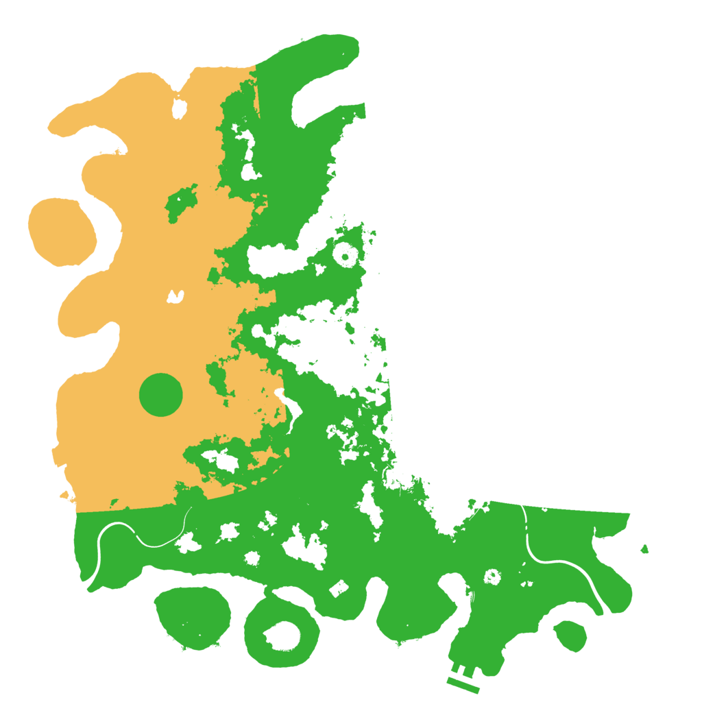 Biome Rust Map: Procedural Map, Size: 4250, Seed: 612732516