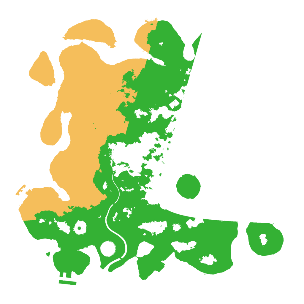 Biome Rust Map: Procedural Map, Size: 3500, Seed: 1348027106